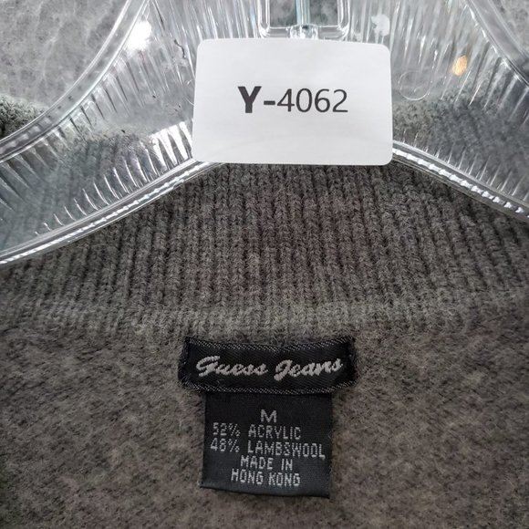 Guess Women Sweater Dress‎ gray Lambswool Blend Long Sleeve READ - Picture 4 of 10